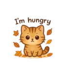 秋色ねこ♥トークスタンプ（個別スタンプ：17）