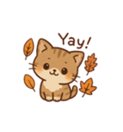 秋色ねこ♥トークスタンプ（個別スタンプ：21）