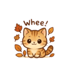 秋色ねこ♥トークスタンプ（個別スタンプ：25）