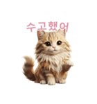 【韓国語】 サイベリアン スタンプ 2（個別スタンプ：1）