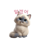 【韓国語】 ラグドール スタンプ 2（個別スタンプ：7）