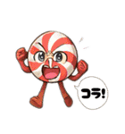 擬人化したスイーツとラーメンのスタンプ（個別スタンプ：6）