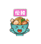 擬人化したスイーツとラーメンのスタンプ（個別スタンプ：25）