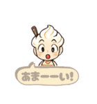 擬人化したスイーツとラーメンのスタンプ（個別スタンプ：32）