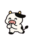 ウシのもーっとゆるトーク便@SFW（個別スタンプ：3）