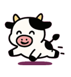 ウシのもーっとゆるトーク便@SFW（個別スタンプ：10）