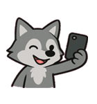 オオカミのキレ気味つぶやき便@SFW（個別スタンプ：5）