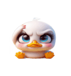 私の白鳥、泣きたいよ（個別スタンプ：3）