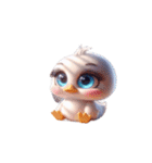 私の白鳥、泣きたいよ（個別スタンプ：7）