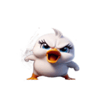 私の白鳥、泣きたいよ（個別スタンプ：14）