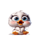 私の白鳥、泣きたいよ（個別スタンプ：19）