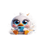 私の白鳥、泣きたいよ（個別スタンプ：23）