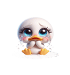 私の白鳥、泣きたいよ（個別スタンプ：24）