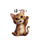 【日本語】 ベンガル スタンプ 1（個別スタンプ：12）