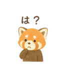 レッサーパンダのゆるっと挨拶（個別スタンプ：6）
