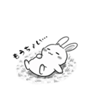 うさにゃんの動物スタンプ（個別スタンプ：5）