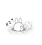 うさにゃんの動物スタンプ（個別スタンプ：9）