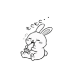 うさにゃんの動物スタンプ（個別スタンプ：12）
