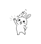 うさにゃんの動物スタンプ（個別スタンプ：13）