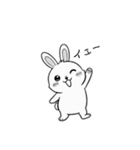 うさにゃんの動物スタンプ（個別スタンプ：18）
