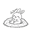 うさにゃんの動物スタンプ（個別スタンプ：19）
