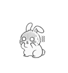 うさにゃんの動物スタンプ（個別スタンプ：28）