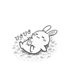 うさにゃんの動物スタンプ（個別スタンプ：32）
