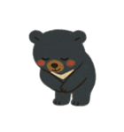 ツキノワグマの冬スタンプ（個別スタンプ：6）