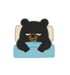 ツキノワグマの冬スタンプ（個別スタンプ：17）
