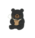 ツキノワグマの冬スタンプ（個別スタンプ：28）