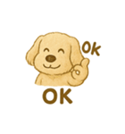 ふわふわぬいぐるみ犬のスタンプ（個別スタンプ：32）