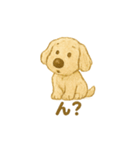 ふわふわぬいぐるみ犬のスタンプ（個別スタンプ：38）
