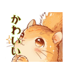 リスと過ごす秋の毎日（個別スタンプ：6）