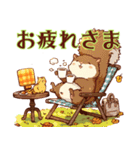 リスと過ごす秋の毎日（個別スタンプ：17）