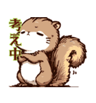 リスと過ごす秋の毎日（個別スタンプ：19）