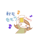 秋の★お姉さん（個別スタンプ：15）