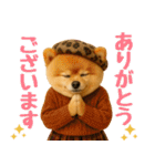 【秋冬】ずっと使えるポメラニアン（個別スタンプ：24）