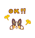 秋もコーギーが可愛い（個別スタンプ：2）