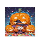 Halloween Witches（個別スタンプ：13）
