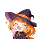 Halloween Witches（個別スタンプ：16）