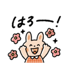 しっかり感情♡カラフルうさぎ（個別スタンプ：10）