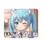 ありさツインテールスタンプ（個別スタンプ：6）