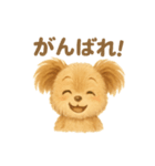 ポメプーちゃんのほっこりスタンプ（個別スタンプ：13）