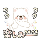 白いわんこ 2025 「いつもよく使う言葉」（個別スタンプ：31）