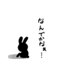 はぁー…疲れちゃった… by.ヤミうさぎ ①（個別スタンプ：10）