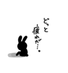 はぁー…疲れちゃった… by.ヤミうさぎ ①（個別スタンプ：25）