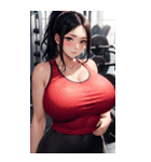 肉肉フィットネスコーチ1写真（個別スタンプ：1）