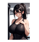 肉肉フィットネスコーチ1写真（個別スタンプ：5）