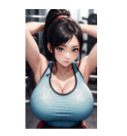 肉肉フィットネスコーチ1写真（個別スタンプ：9）