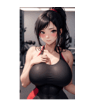 肉肉フィットネスコーチ1写真（個別スタンプ：10）